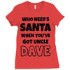 secret santa Ladies Fitted T-Shirt