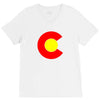 colorado flag V-Neck Tee