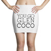 you go glen coco  t shirt  you go glen coco  graphic Mini Skirts