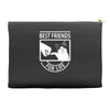 cat best friends for life Accessory Pouches