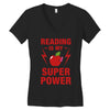 Reading Is My Superpower Women's V-Neck T-Shirt