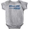 without me, its just aweso Baby Onesie