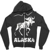 Alaska Deer Rudolph Zipper Hoodie