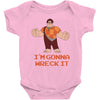 i'm gonna wreck it ralph Baby Bodysuit
