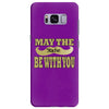 funny black mustache may the stache be with you Samsung Galaxy S8 Plus