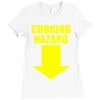choking hazard Ladies Fitted T-Shirt