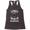 simple man running Racerback Tank