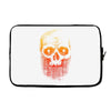 skull gradient Laptop sleeve