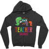 teacher saurus Zipper Hoodie