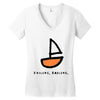 sailing Women's V-Neck T-Shirt