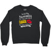 you can't buy happiness but you can live in canada Crewneck Sweatshirt