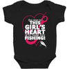 this girls heart Baby Bodysuit