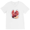 heart attack V-Neck Tee