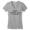Happy Father's Day I Love Daddy Onesie-Father's Day Women's V-Neck T-Shirt