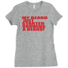beard jus started Ladies Fitted T-Shirt