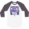 spread love the brooklyn way 3/4 Sleeve Shirt