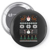 ugly christmas sweater Pin-back button