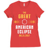 Great American Solar Eclipse 2017 Ladies Fitted T-Shirt