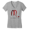 galaxy scorpio logo Women's V-Neck T-Shirt