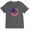 flag us flag peace independence day V-Neck Tee