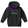 mardi gras princess Youth Hoodie