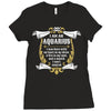 I Am An Aquarius Ladies Fitted T-Shirt