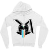 Killerbunny2007 Rainbow Overflow Zipper Hoodie