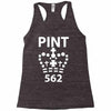 british pint funny Racerback Tank