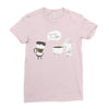 coffee that's always late Ladies Fitted T-Shirt
