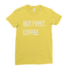 but firsh coffee Ladies Fitted T-Shirt