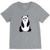 crying panda V-Neck Tee
