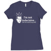i'm not indecisive my mind Ladies Fitted T-Shirt