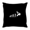 moto cross free style evolution cool Throw Pillow