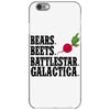 bears beets battlestar galactica iPhone 6/6s Case