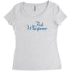 fish whisperer funny Women's Triblend Scoop T-shirt
