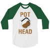 pot head 3/4 Sleeve Shirt