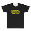 cloudy eyes, empty hearts, might lose All Over Men's T-shirt
