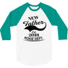 New Father 2018 Rokie Dept. 3/4 Sleeve Shirt