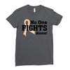 No One Fights Alone Ladies Fitted T-Shirt