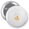 angry monkey jaune sure Pin-back button