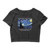 Vincent Van Gogh The Starry Night Crop Top