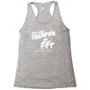 beer pong champion Racerback Tank