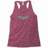 uomo batman bruce wayne logo stampa argento cinema&amp;tv Racerback Tank