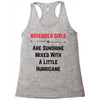 November Girls Racerback Tank