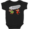Jaq And Gus Cinderella Baby Bodysuit