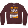My Son Is Super Awesome His Momma Crewneck Sweatshirt