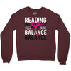 Reading Yoga Wine Balance Crewneck Sweatshirt