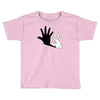 rabbit hand shadow Toddler T-shirt