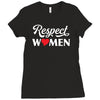 Respect Women Ladies Fitted T-Shirt