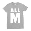All M Ladies Fitted T-Shirt